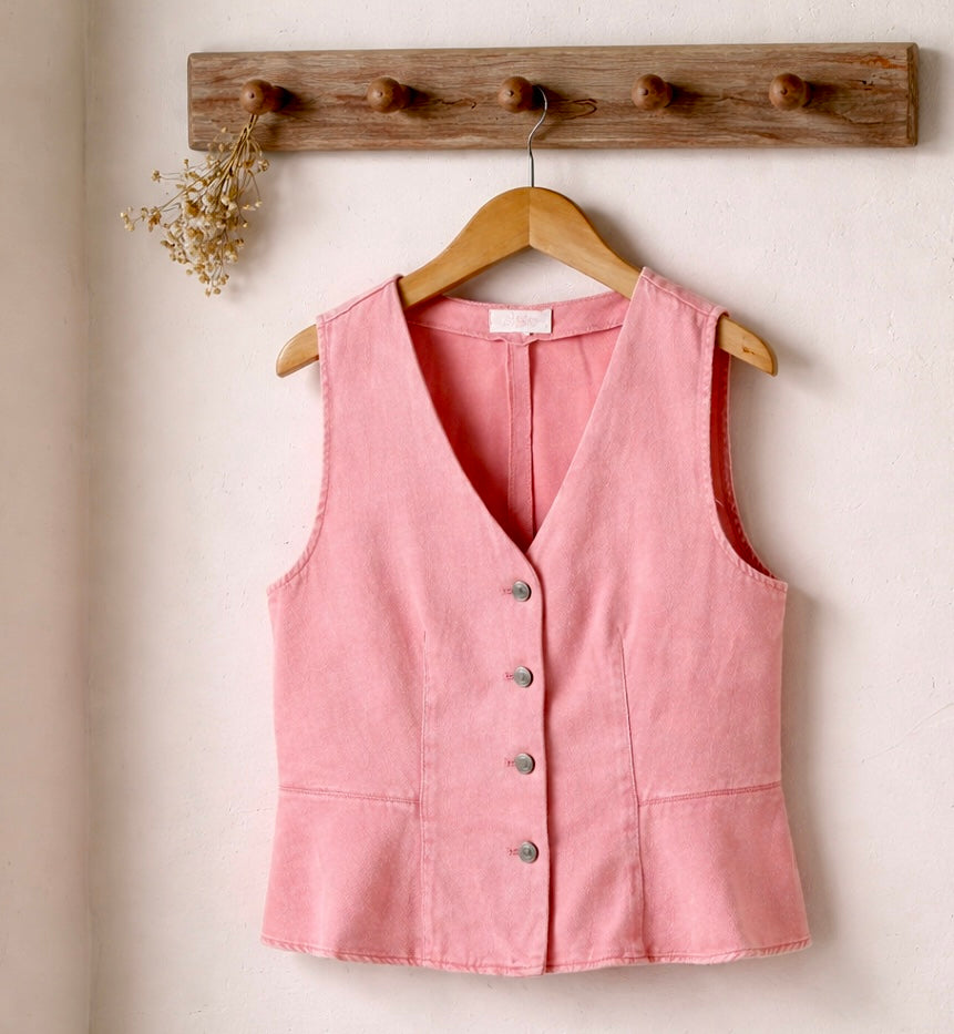 Jessica denim Waistcoat